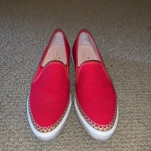 Kate Spade size 8.5 red sneakers